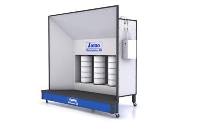 Powder spray booth