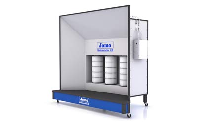 Powder spray booth